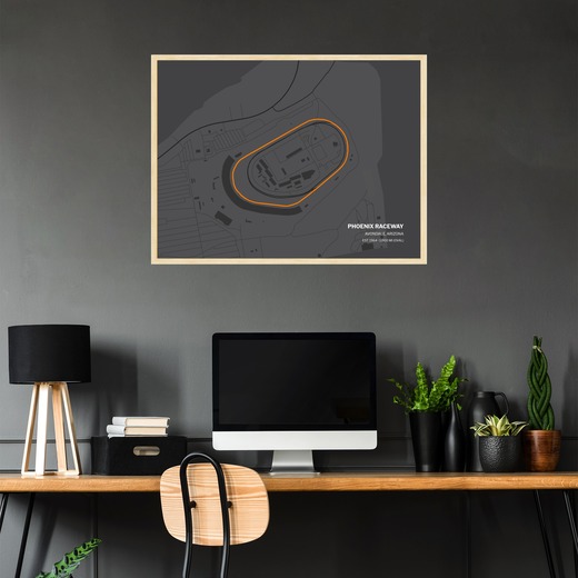 Phoenix Raceway Poster - Track Map 2