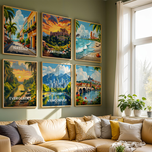 Vancouver Travel Print - Vintage Travel Art Poster 8