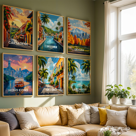 Nassau Travel Print - Vintage Travel Art Poster 8