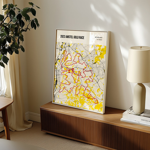 2023 Amstel Gold Race Poster - Route Map 8