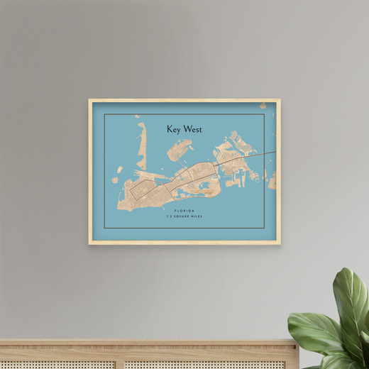 Island of Key West Map Poster 8