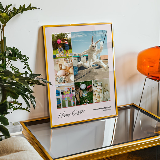 Easter Egg Hunt Poster - Photo Collage Print 11