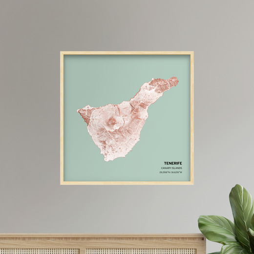 Island of Tenerife Poster - Street Map 8