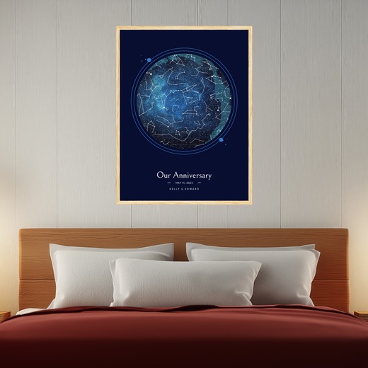 Our Anniversary Poster - Starry Celestial Map 7