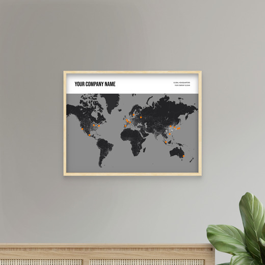Our Global Headquarters Map Poster - Street Map 7