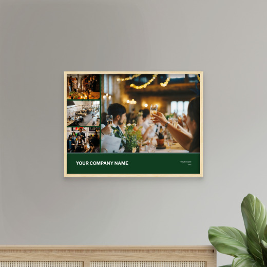 Office Christmas Party Poster - Photo Collage Print 7