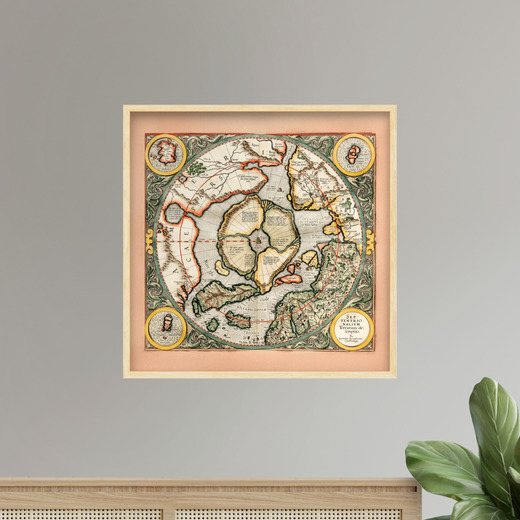 Gerardus Mercator - North Pole Map (1595) 7