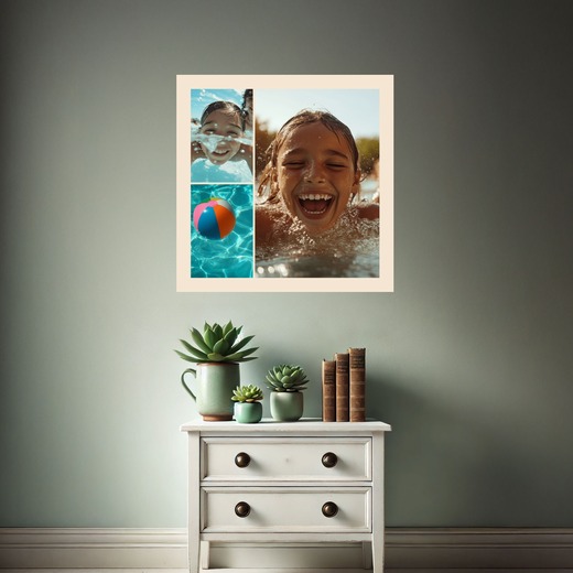 Pool Day Poster - Photo Collage Print 7