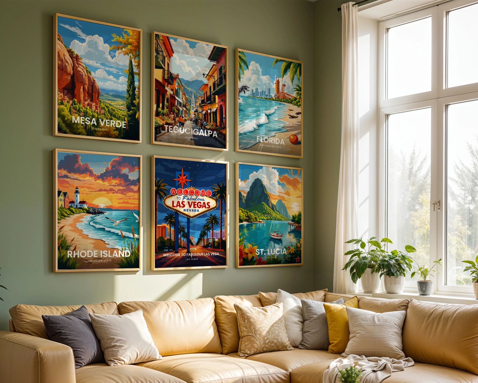 Welcome to Fabulous Las Vegas Travel Print - Vintage Travel Art